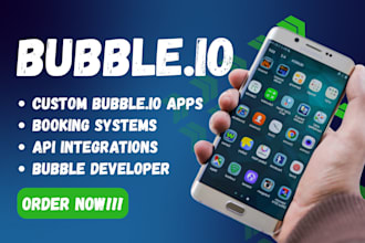 build custom bubble io app, saas platform, or mvp web app