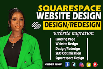 build squarespace website development, squarespace redesign fix squrespace issue