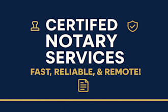be remote online notary, notary public, ron for legal documents, poa, usps