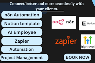 n8n automation notion template API integration n8n workflow zapier zerowork