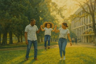 turn your photo into a stunning digital oil painting 24h