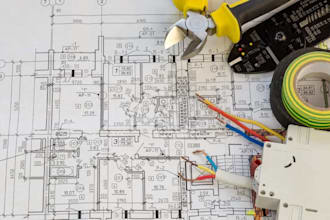 create electrical engineering drawings and mep plumbing plan