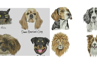 do pet embroidery digitizing perfectly in 3 hours emb,dst