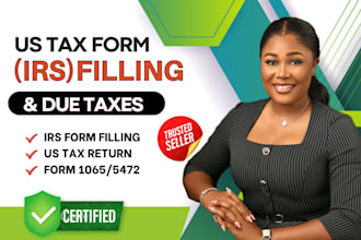 do llc tax, business tax, individual tax, 1040nr, 1120 5472, us tax filling 1065