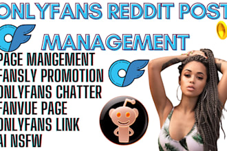 do onlyfans reddit post management for chatter link ai model fansly page