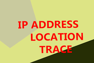 be your private investigator, osint, location trace, find someone, ip trace