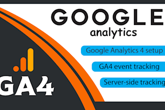 fix or setup ga4 ecommerce server side tracking and google analytics4 setup