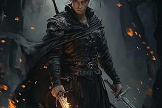 design a dnd character art and dnd character art