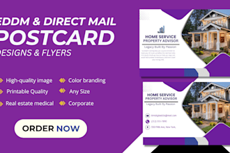 design postcard marketing flyer church postcard design eddm postcard design