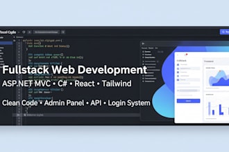 build a fullstack web application using aspnet mvc and modern frontend