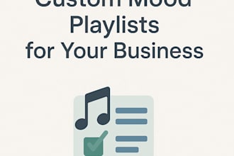 curate a custom mood playlist for your brand or venue