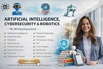 ghostwrite ai, cybersecurity, robotics data science ebook for amazon KDP