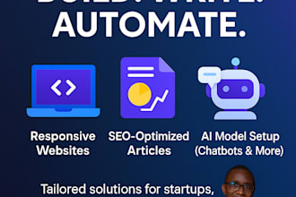 create SEO optimized websites,write powerful articles,or train ai model