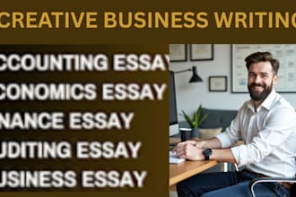 do financial report, accounting essay, finance, economics, marketing, business