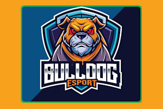 design a unique and professional bull dog logo for your brand