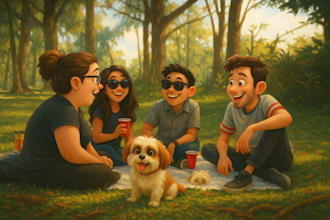 turn your photo into a pixar disney style portrait 24h