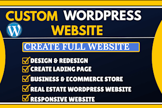 rebuild edit wordpress website customization revamp wordpress website redesign
