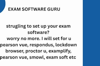 help with wgu software set up, including proctor u etc