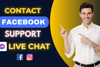 contact meta facebook support for ad account, business manager issues