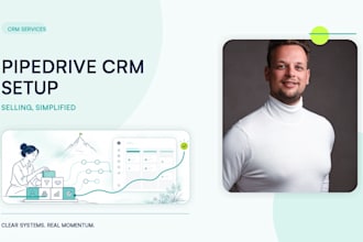 setup pipedrive CRM, automation, activities and more