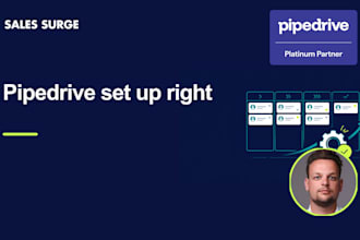 set up pipedrive with pipelines, custom fields and activity reminders