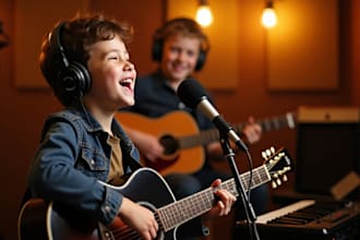 be your kids song, cover song, custom song, songwriting and music production