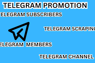 grow telegram channel, telegram promotion, telegram scraper, telegram marketing