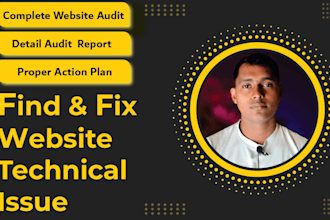 do technical SEO audit and fix crawl, indexing, speed issues