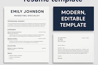 create a personalized, ats friendly resume template