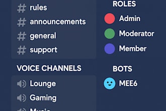 build custom discord server for gaming or community