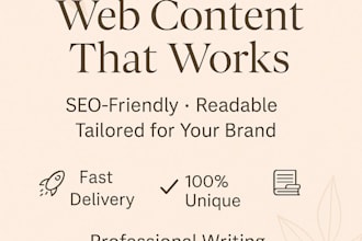 be your content writer for blogs website,medicine and podcasts