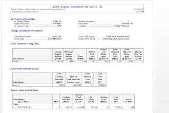 do hvac cooling load calculations and hvac design drawings