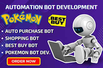do python code auto purchase bot, checkout bot development popmart, pokemon bot