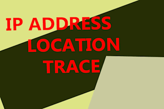 trace location , find IP , trace social media ,investigation