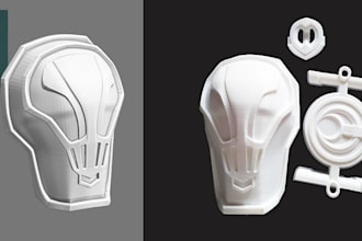 design 3d printable props and accessories for cosplay