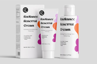 design modern product packaging label skincare label wine bottle label design