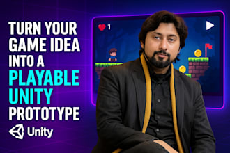 develop a custom unity mini game or prototype