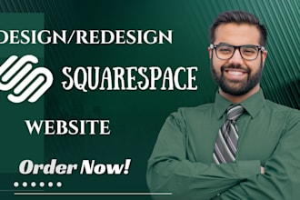 create squarespace website design or squarespace online store