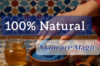 authentic moroccan blue nila face scrub natural skin