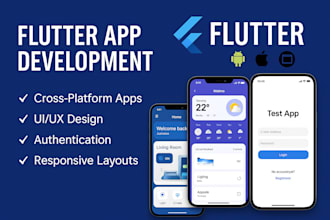 develop a flutter mobile app with firebase integration