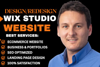 design, redesign, and build a professional wix website or wix online store