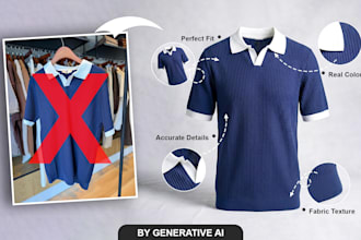 do realistic ai apparel shoot for your clothing brand, store