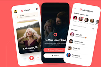 dating app, social chat app, social media dating app  video calling chat app