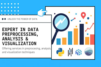 analyze data, clean data, or visualize it using python and pandas