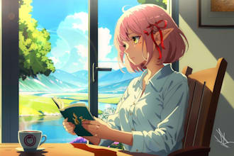 create custom anime or manga style illustrations