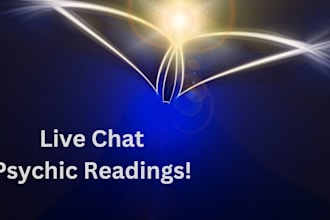 provide a live chat psychic reading