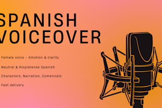 dub your projects to latam or rioplatense spanish