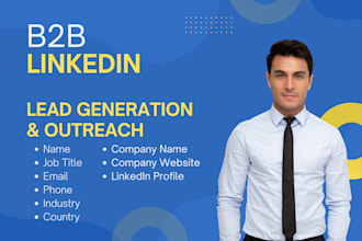 do linkedin b2b lead generation and targeted prospecting