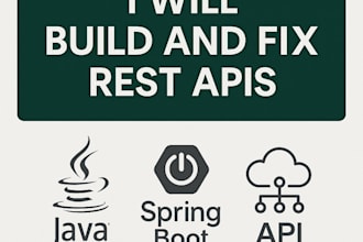 build and fix rest api using java spring boot