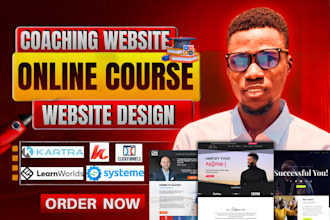 set up systeme io salesfunnel kajabi membership site coaching website thinkific